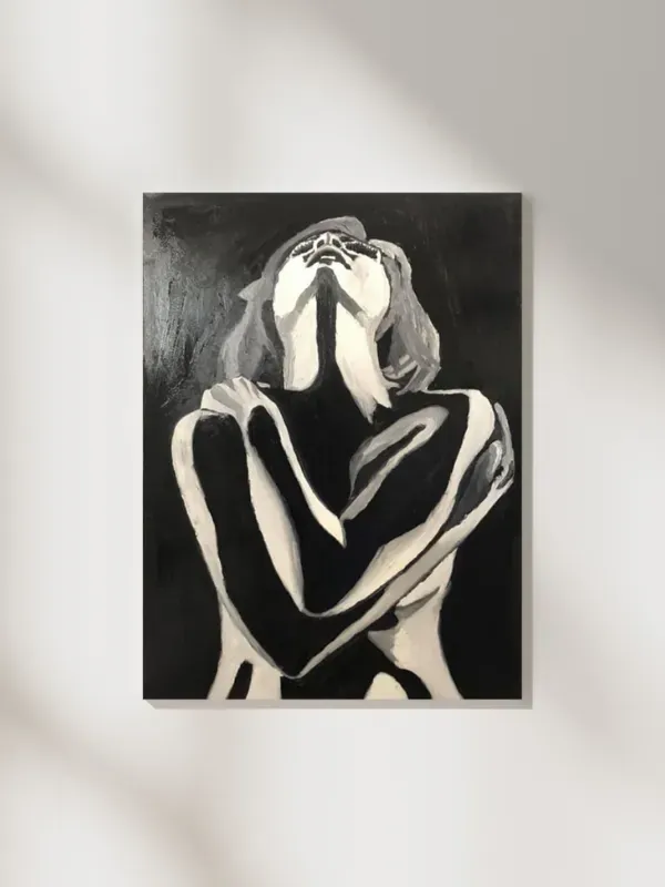 Israeli contemporary oil painter Eliran Bar-On in studio, understanding art styles for collectors