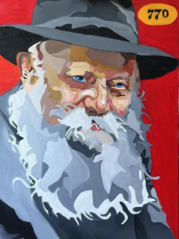 770: Portrait of the Rebbe in Red