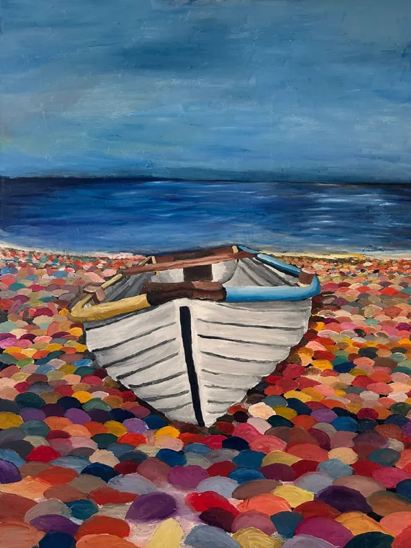 Untitled Artwork, a expressive impressionist abstract composition by Eliran Bar on, 2025