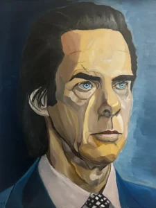 Nick Cave, a dramatic abstract landscape by Eliran Bar on, 2025
